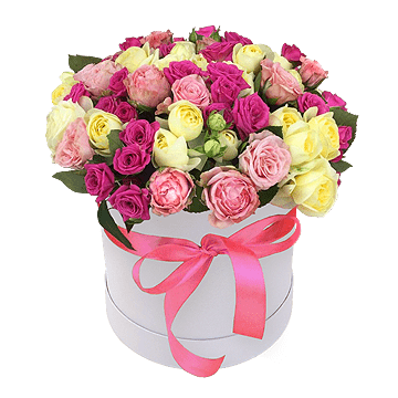 Троянди в коробці