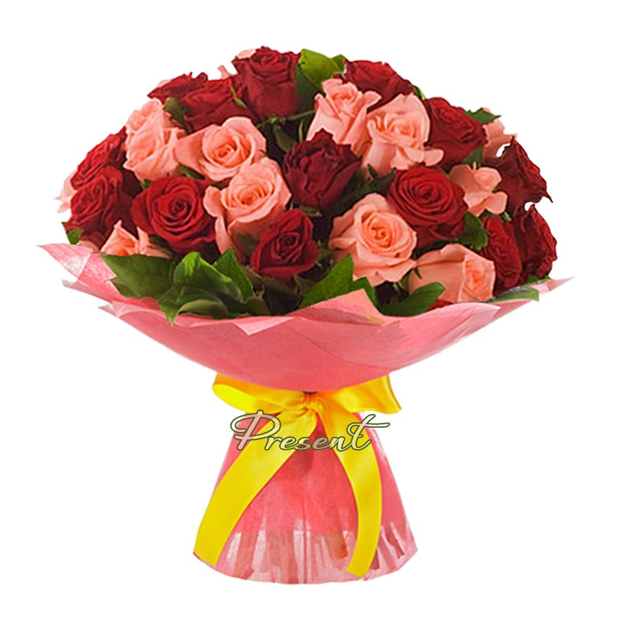 Bouquet of roses (70-80 cm.)